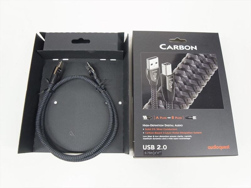 audioquest - USB2 CARBON/0.75m/AB��e-u��