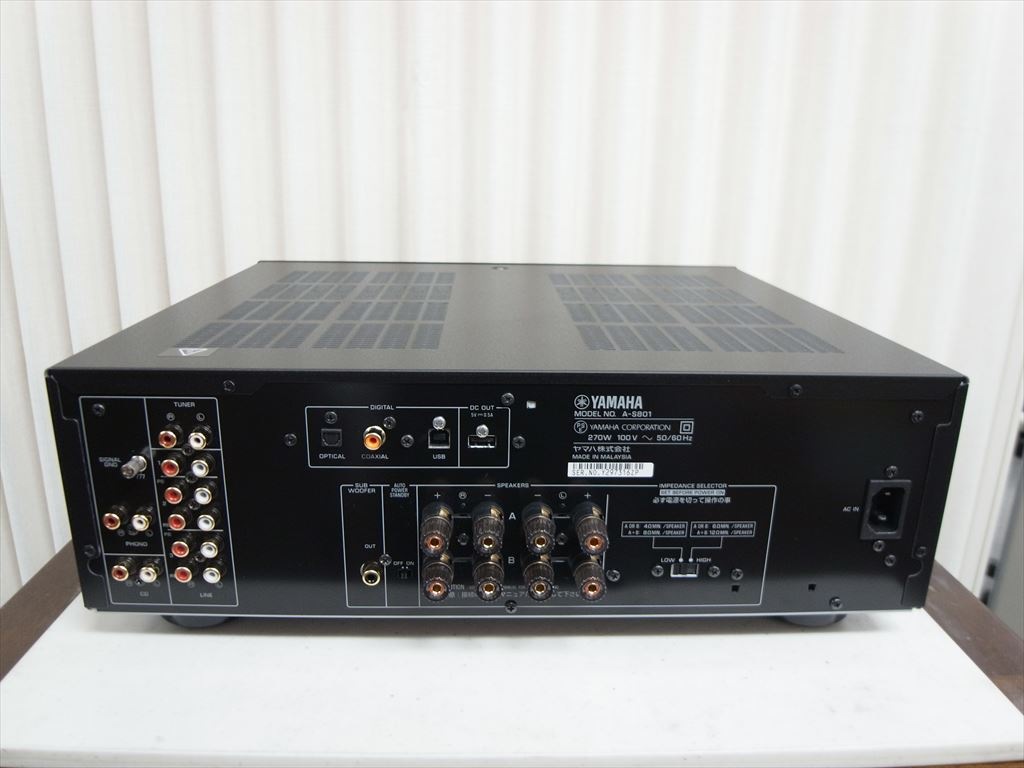 e.オーディオ逸品館【公式通販サイト】｜YAMAHA - A-S801/ブラック『B