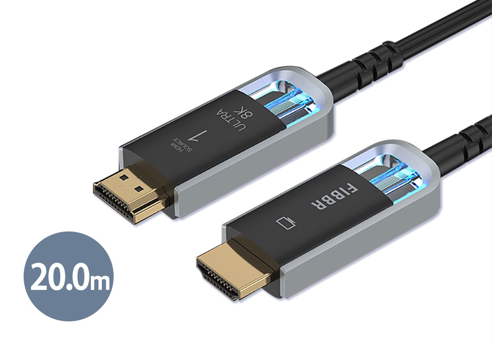 新品 FIBBR ULTRA 8K II 光ファイバー HDMIケーブル 20m FIBBR - ULTRA 8K II/20.0m（8K対応・56Gbps・光ファイバーHDMI