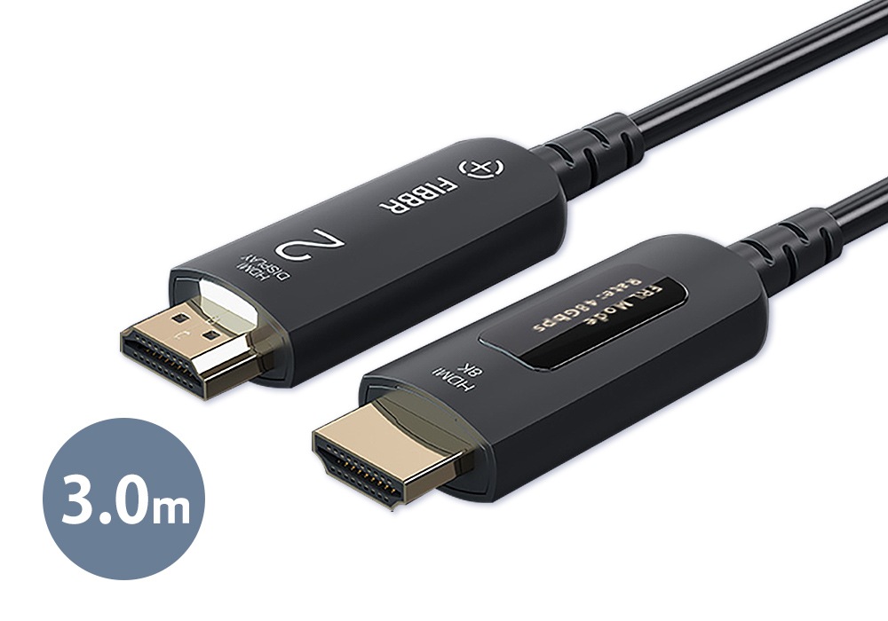 FIBBR - Ultra Pro 3/3.0m��8K�б���48Gbps�����ե����С�HDMI�����֥�ˡ�e�աں߸�ͭ��¨Ǽ��