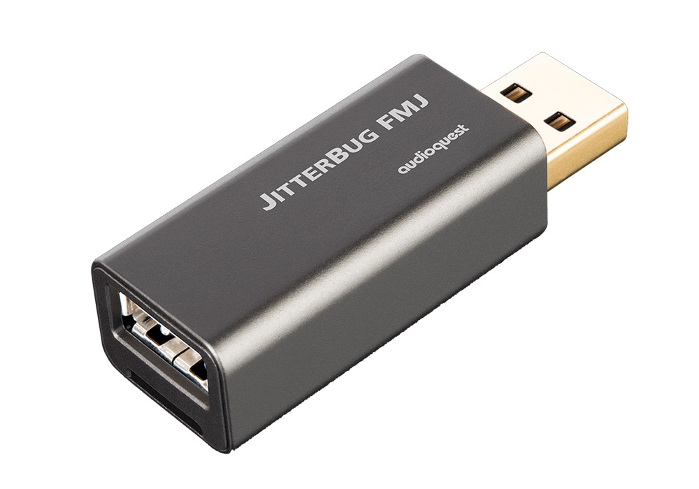 audioquest - JitterBug FMJ��JitterBug Full Metal Jacket�ˡ�USB�Υ����ե��륿���ˡ�e�աں߸�ͭ��¨Ǽ��