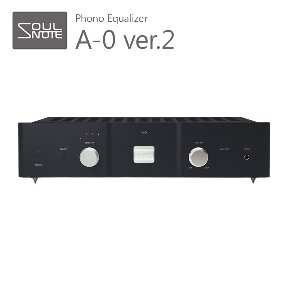 soulnote A-0 ブラック SOULNOTE - A-0 ver.2/プレミアム・ブラック（インテグレー