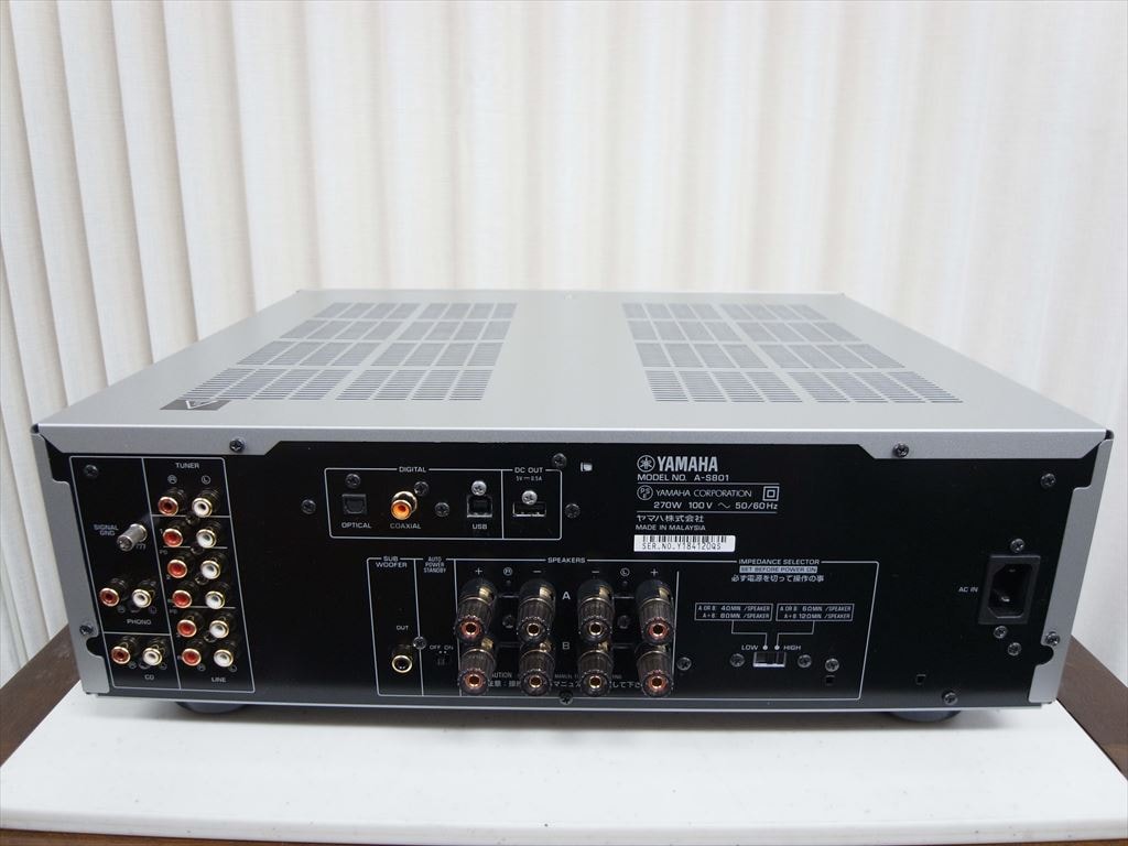 e.オーディオ逸品館【公式通販サイト】｜YAMAHA - A-S801/シルバー《e-u》