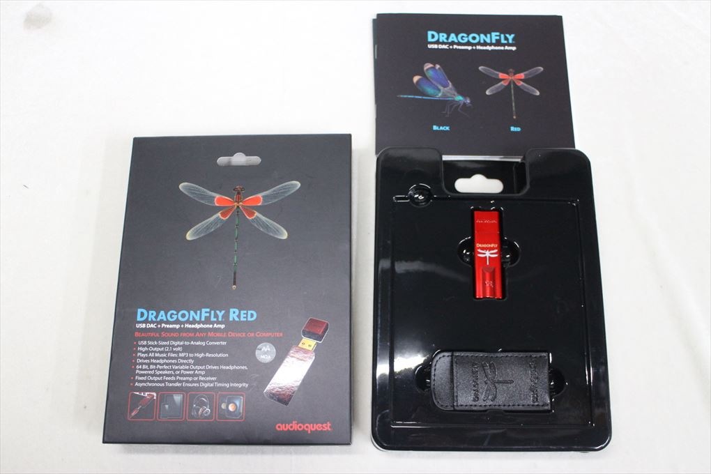 audioquest ヘッドホンアンプ・DAC DragonFly Cobalt MQA対応 ハイレゾ対応 AudioQuest ヘッドホンアンプ・DAC DragonFly Red AudioQuest