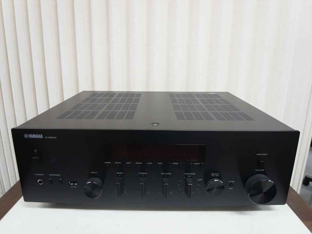 ヤマハ R-N600A アンプ 未開封 YAMAHA - R-N600A-B/ブラック《e-u》｜e.オーディオ逸品館