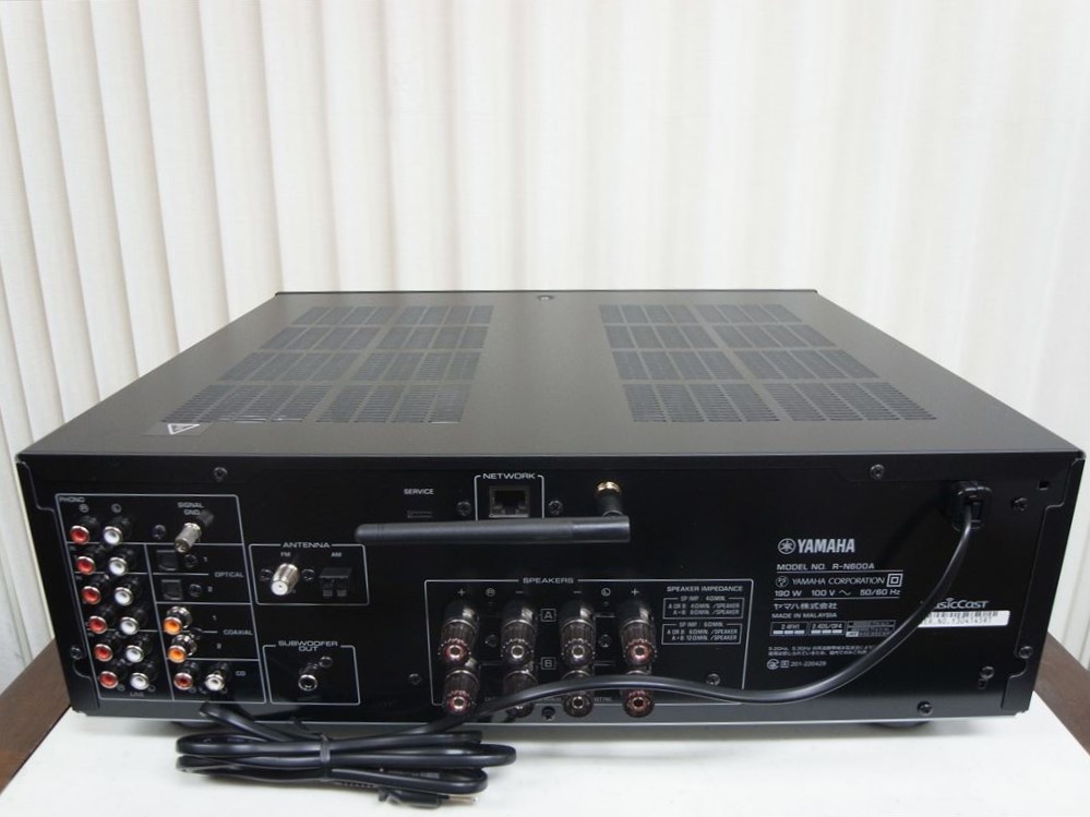 ヤマハ R-N600A アンプ 未開封 YAMAHA R-N600A シルバー ネットワークレシーバー | アンプ