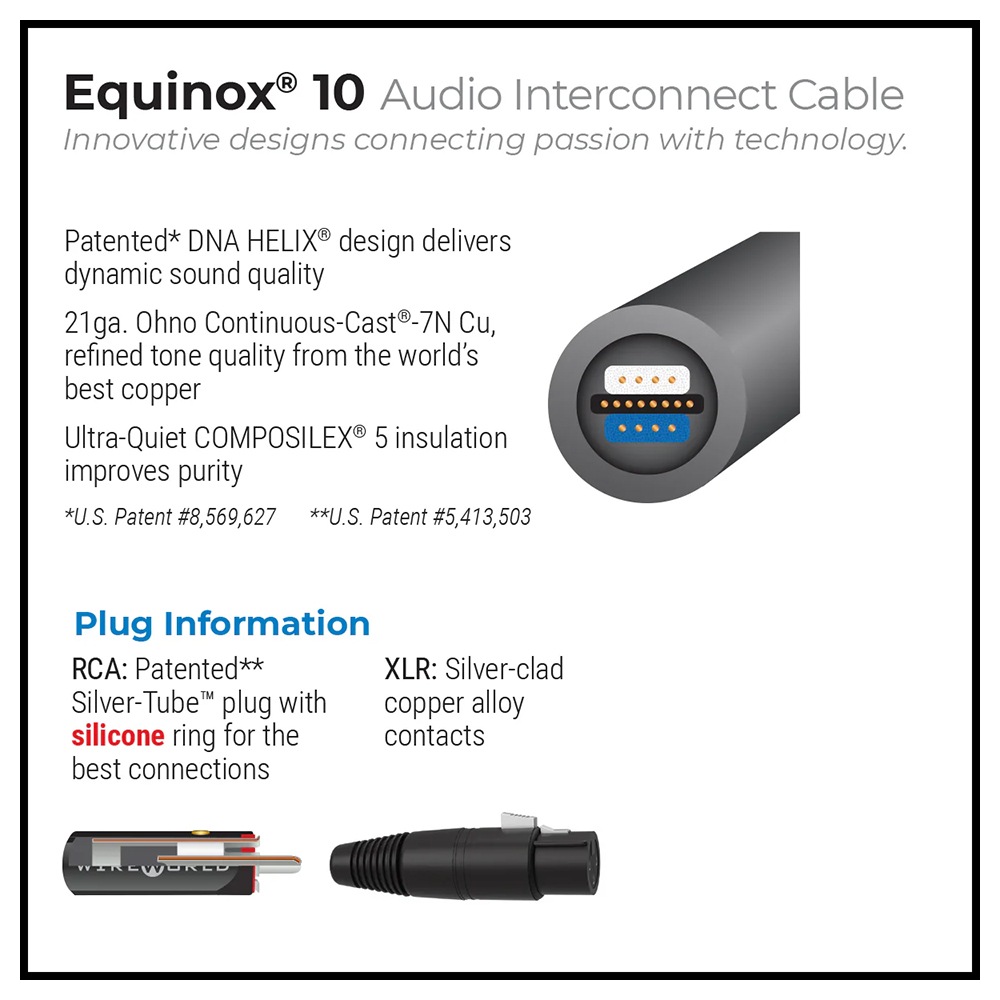 WIREWORLD - QBI10BAL/2.0m��XLR�����֥롦�ڥ��ˡ�Equinox 10�䥤�����Υ���10��e�աڥ᡼��������ʡ�Ǽ���ϳ�ǧ�头Ϣ����