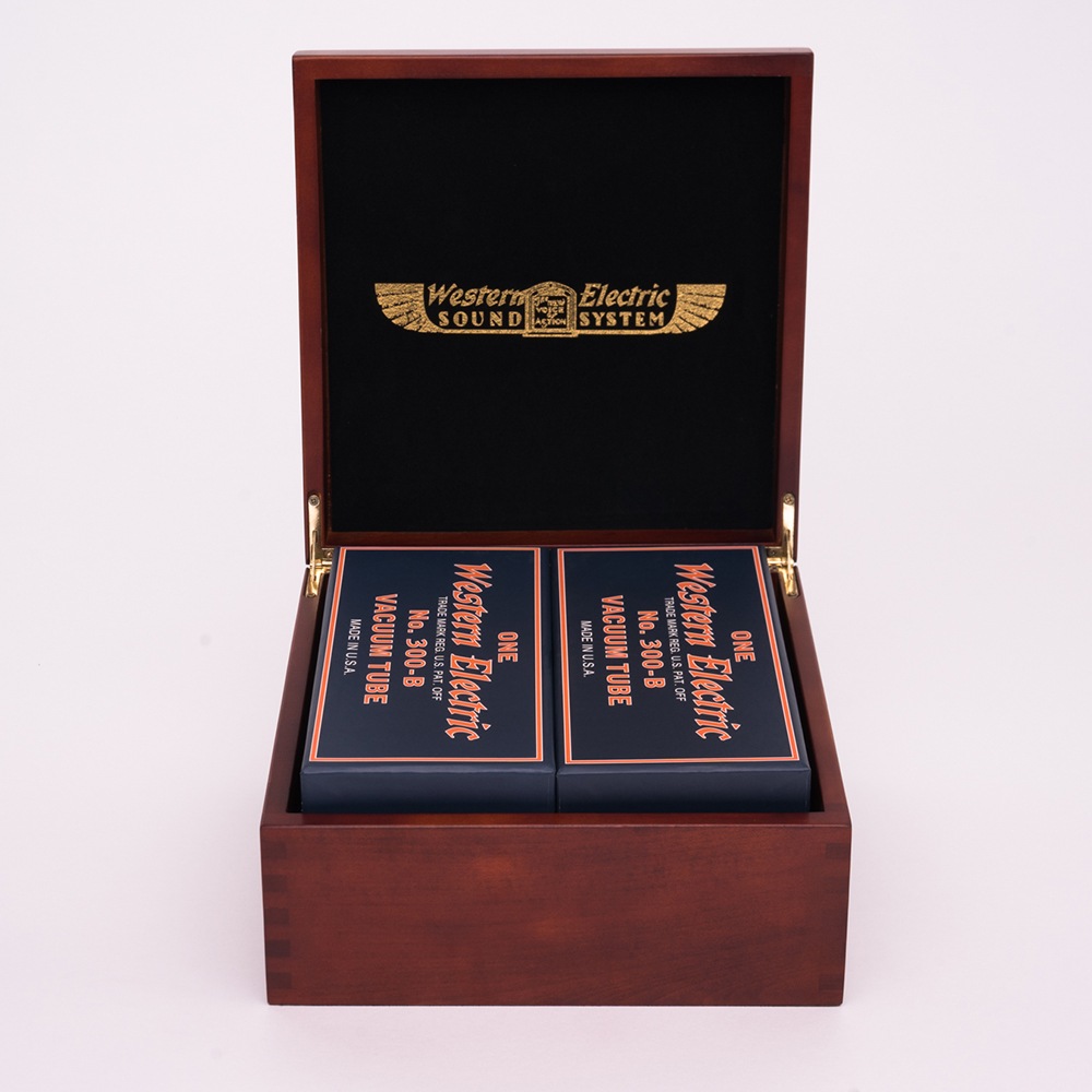 Western Electric - WE300B-MP-BOX/2本・マッチドペア真空管（木