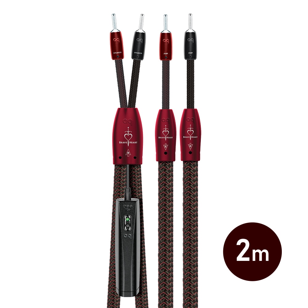 audioquest - BRAVE/2M/B��Brave Heart�����ԡ����������֥롦2.0m��ξü�Хʥʥץץ饰�����󥰥���³���ڥ��ˡڼ�������/�׻�����ѡۡ�e�ա�Ǽ���ϳ�ǧ�头Ϣ����