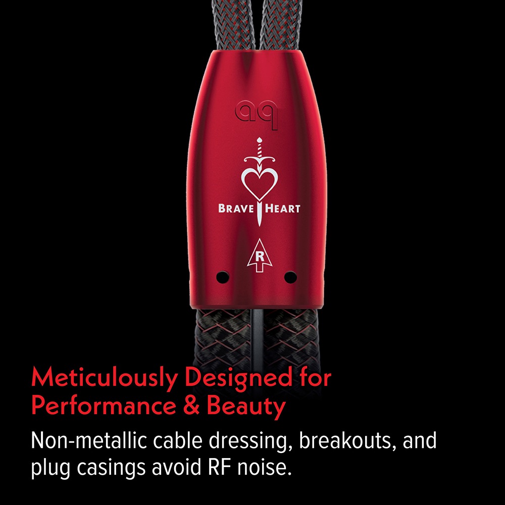 audioquest - BRAVE/2M/B（Brave Heart・スピーカーケーブル