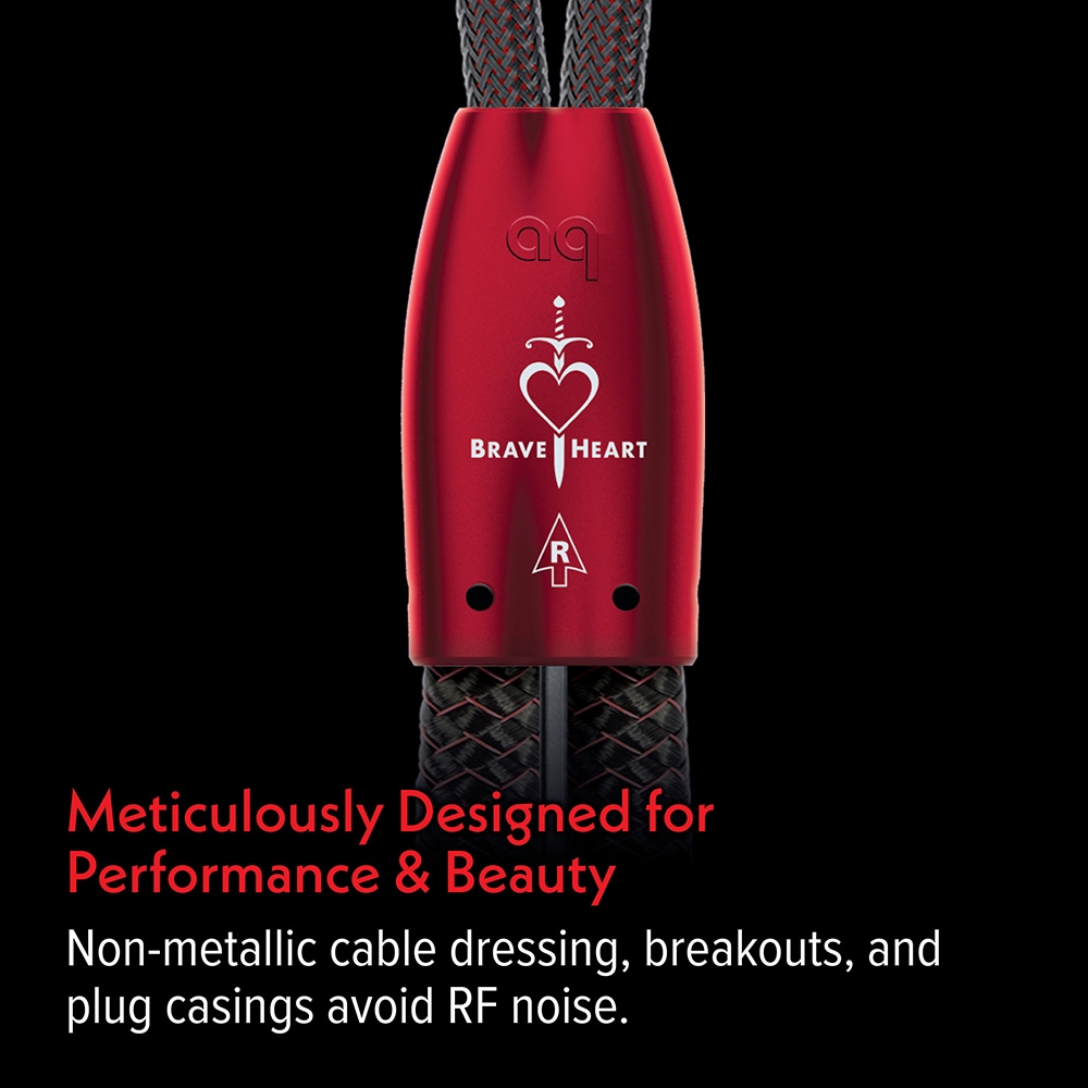 AudioQuest Brave Heart スピーカーケーブル 3m スピーカーケーブル