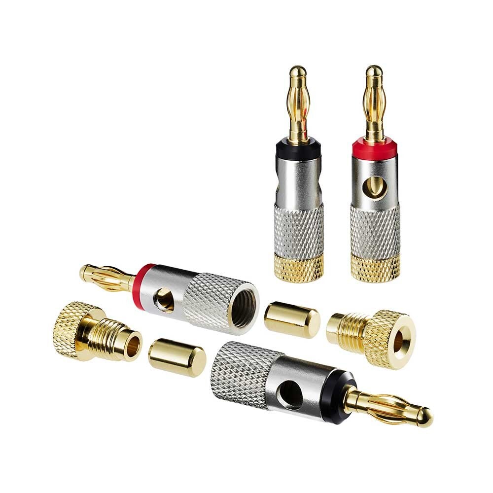 audio-technica - AT6303a（4個1組）バナナプラグ・サイド接続タイプ