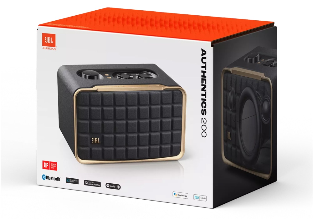 JBL - Authentics 200/ブラック（JBLAUTH200BLKJN）ワイヤレス