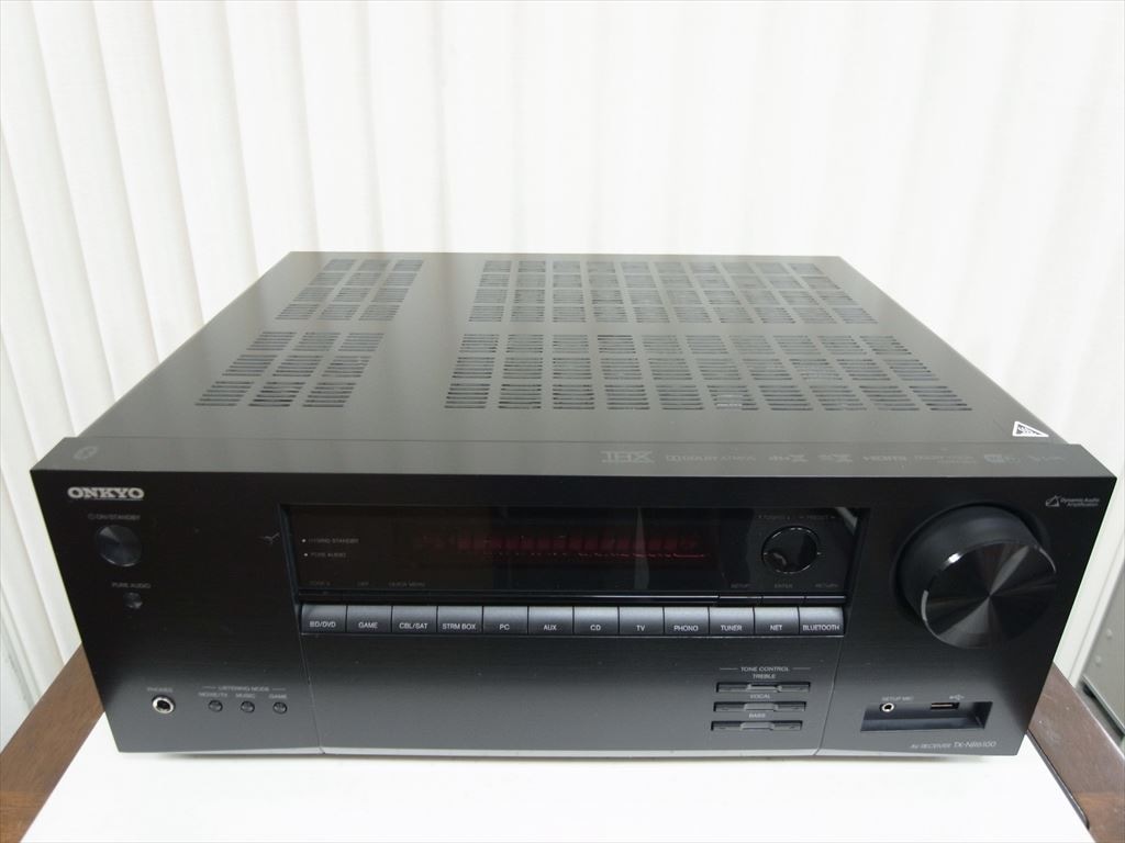 使用少 美品 ONKYO AVレシーバー TX-NR6100 ブラック アンプ ONKYO AVレシーバー最新モデル『TX-RZ50』、『TX-NR6100』を 11