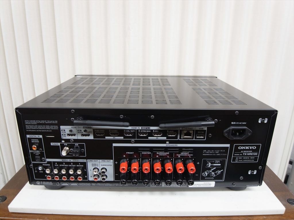 ONKYO - TX-NR6100/ブラック（7.2ch・AVレシーバー）《JP
