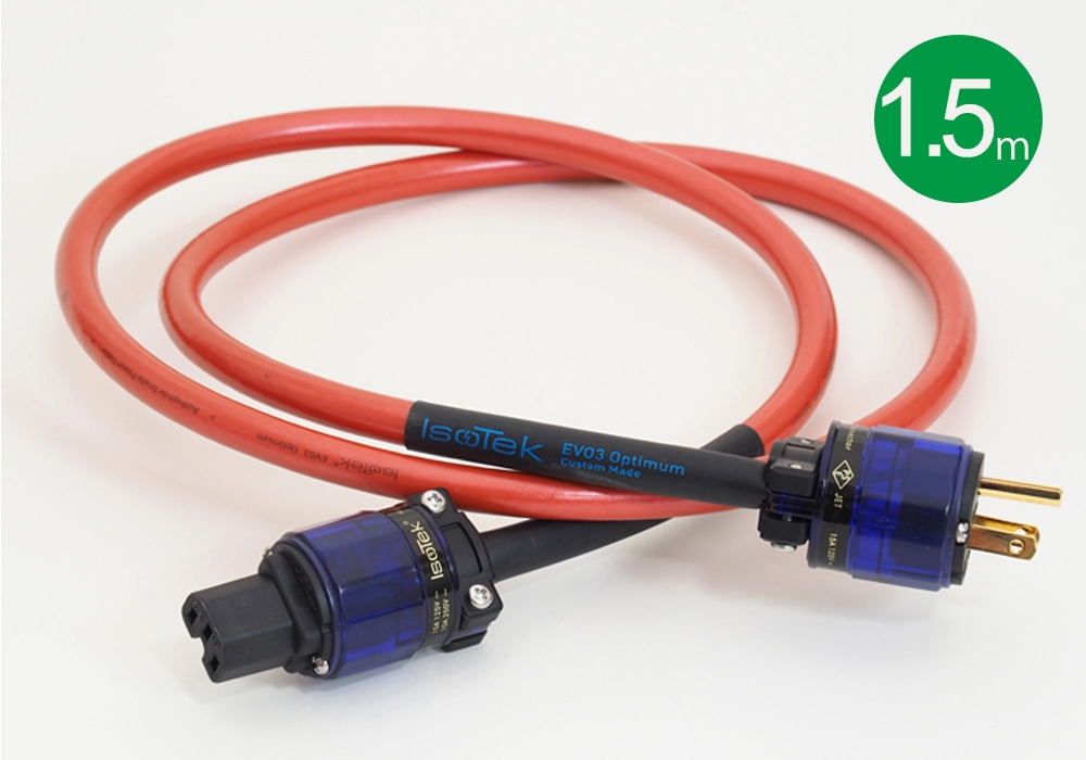 IsoTek - EVO3 OPT15J/1.5m（EVO3 OPTIMUM）電源ケーブル《e