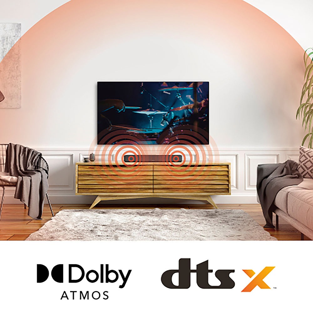 DENON - DENON HOME SOUND BAR 550 SURROUND SET/�֥�å���DENONHOMESB550SRSET�˥�����ɥС�+�磻��쥹���ԡ�����NV���åȡ�e�աں߸�ͭ��¨Ǽ��