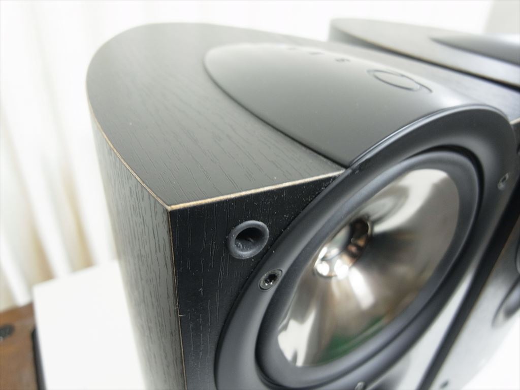 KEF iQ1 SP3499 スピーカー ペアスピーカー KEF iQ1 SP 3499 Bi-Wired Black Ash Bookshelf Home Theater