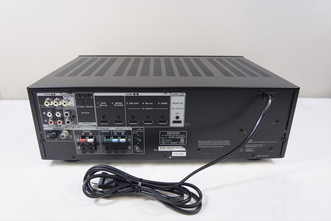 DENON - AVR-X550BT��e-u��
