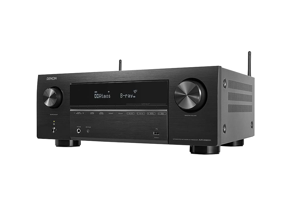 DENON - AVR-X2800H/ブラック（AVRX2800HK）7.2ch AVサラウンド