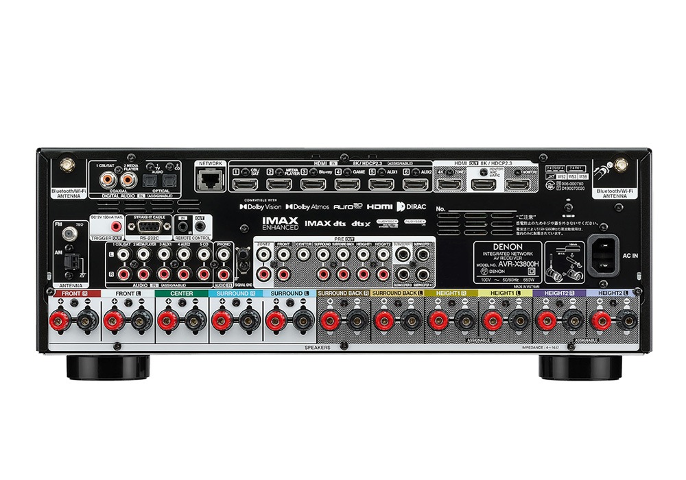 DENON セット DENON(デノン) AVR-X3800H 9.4ch AVサラウンドレシーバー 8K
