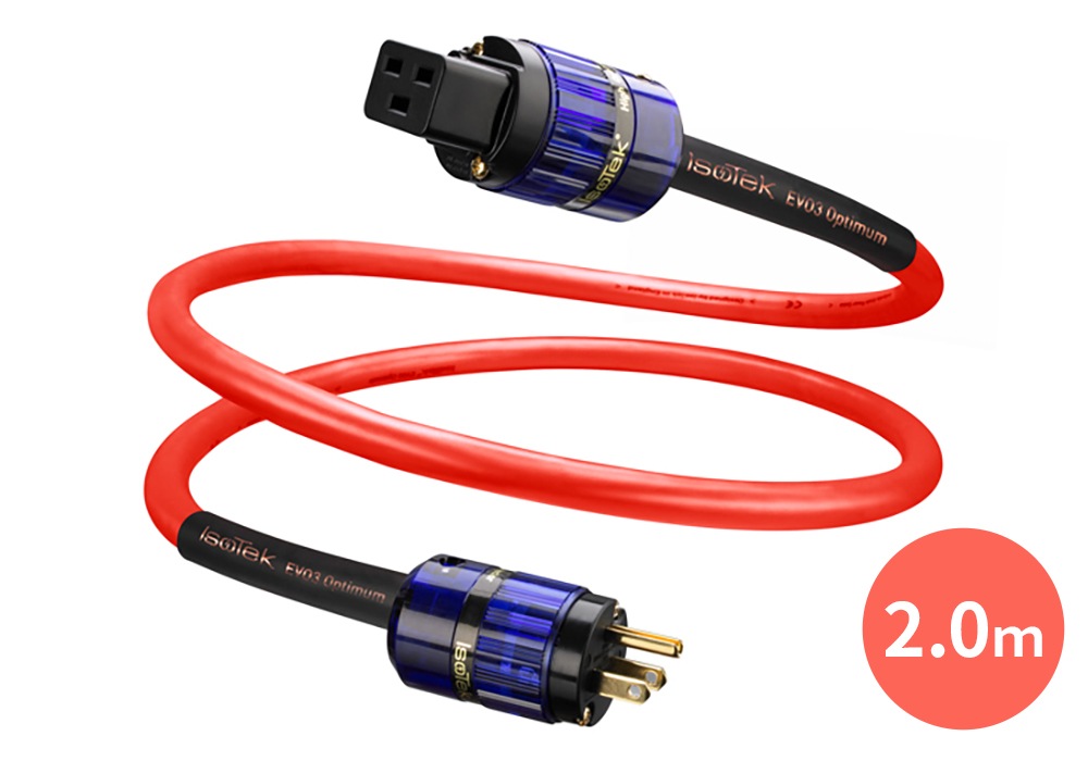 IsoTek - EVO3-OPT20A/2.0m��EVO3 OPTIMUM��ISOTEK����20A���åץ��졼���Ÿ������֥���ò��ʡۡ�e�աں߸˸¤ꡦ�߸�ͭ��¨Ǽ��