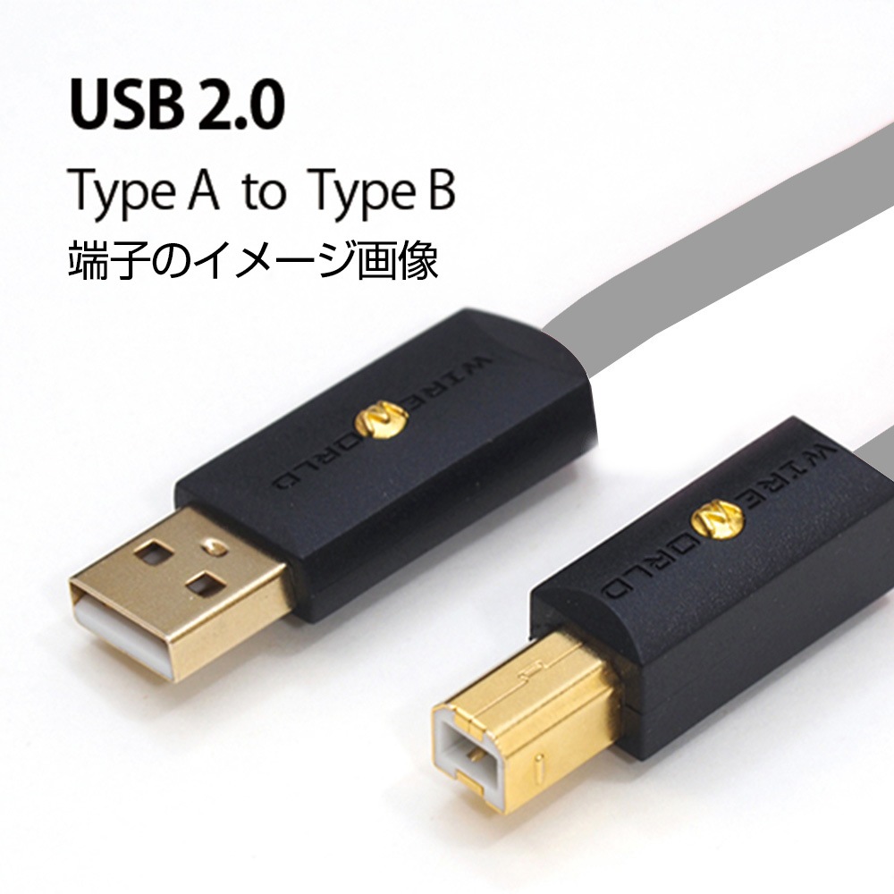 WIREWORLD - U3AB/3.0m（USB3.0ケーブル・A-B）＜Ultraviolet 8＞《e