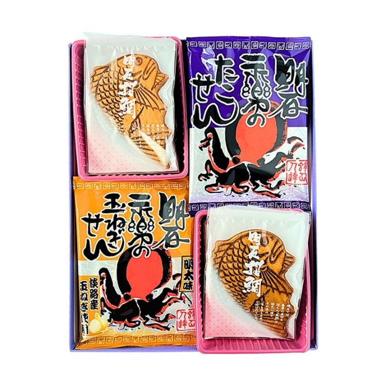 明石桜鯛せんべいとたこせんと玉ねぎせん詰め合わせ