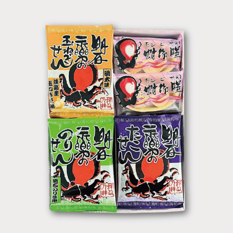 たこせん3種と蛸御膳詰め合わせ（28袋入）