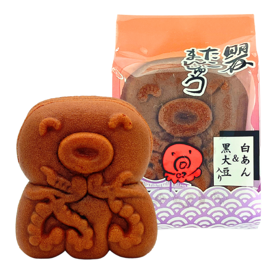 【期間限定送料無料】たこまんじゅう（黒豆＆白あん） 30個入