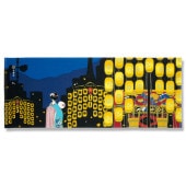 手ぬぐい「祇園祭と舞妓さん」