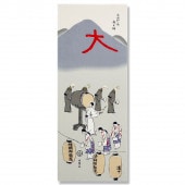 手ぬぐい京の年中行事八月｢松ヶ崎題目踊｣