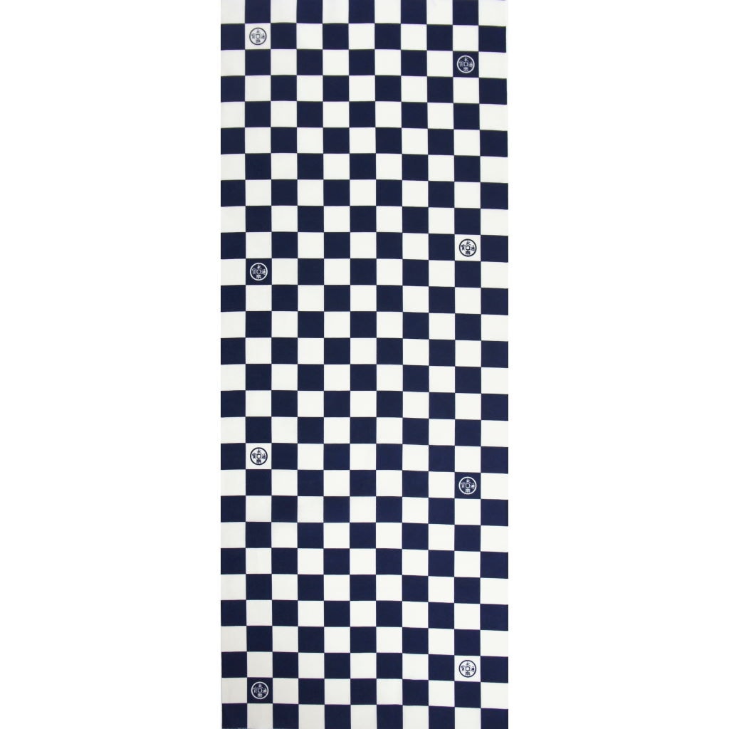 手ぬぐい総柄90㎝「市松永楽通宝」