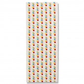 手ぬぐい総柄90㎝「こんぺいとう」（レッド）