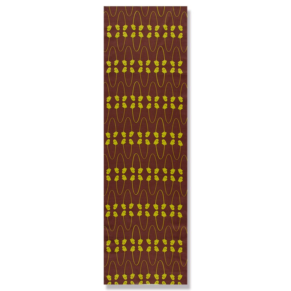 手ぬぐい総柄120㎝「ミトン」(グリーン)