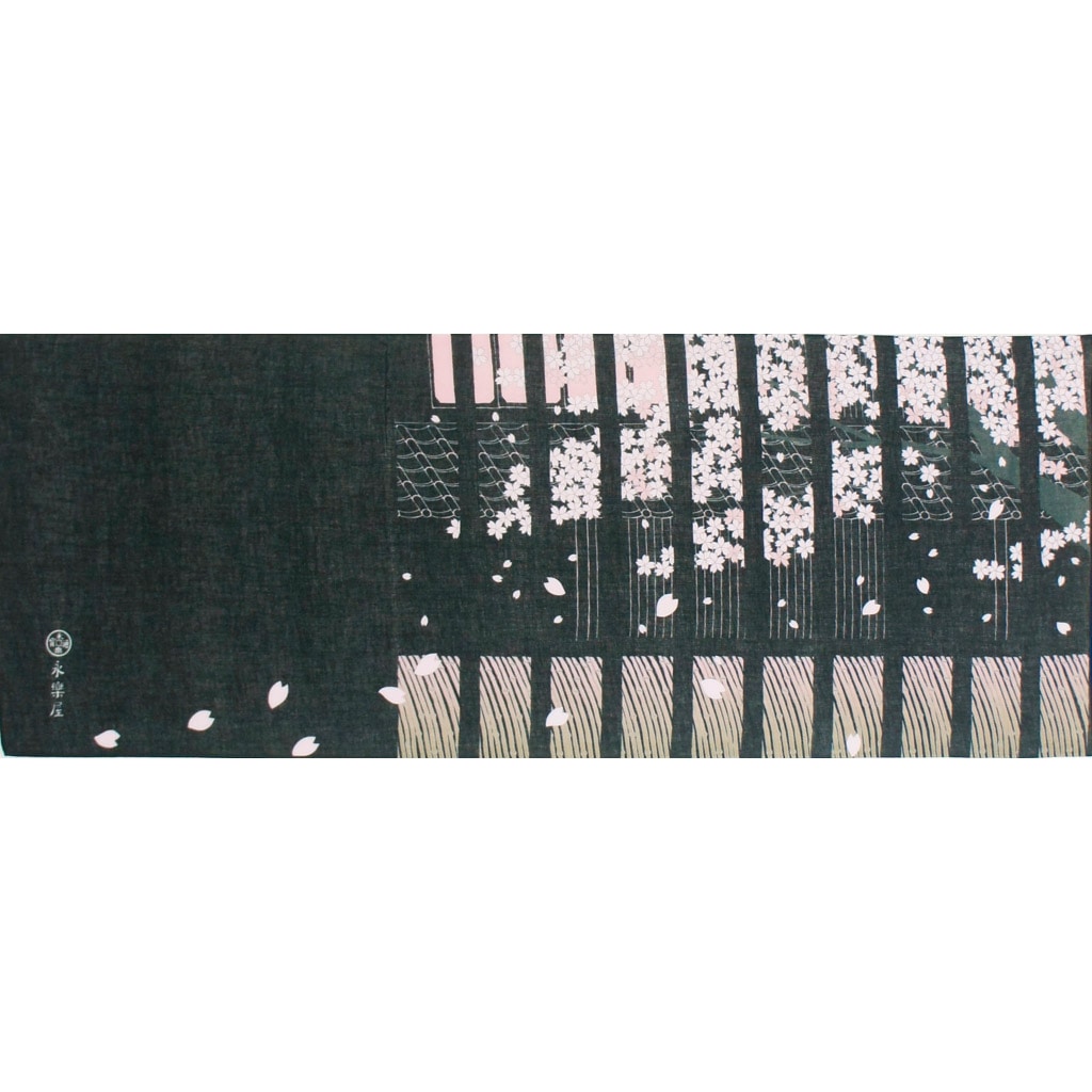 ガーゼ90㎝ 「春の町家」