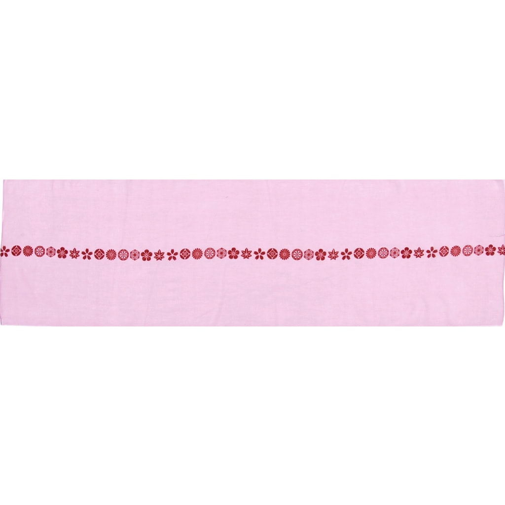 ガーゼ120㎝ 「小紋並び」（ピンク）