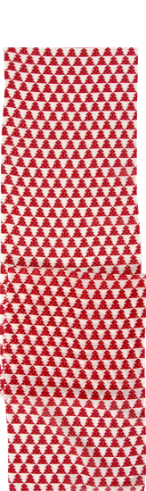 ガーゼ180cm 「ミニツリー」（レッド）