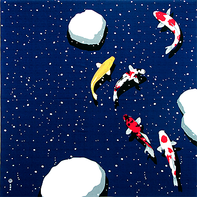 大風呂敷 「風神雷神」（化粧箱付）/尾形光琳 | 風呂敷,大風呂敷 | 永楽屋