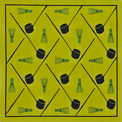 小風呂敷 「茶道具文」