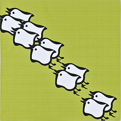 小風呂敷 「千鳥」（グリーン）