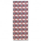 ガーゼ90㎝ 「フラワー」（レッド）