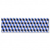 手ぬぐい総柄120㎝「ファスナー」（ブルー）