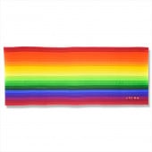 手ぬぐい「永楽屋・虹の風景-RainbowLandscape」/靉嘔（Ay-O）（化粧箱付き）