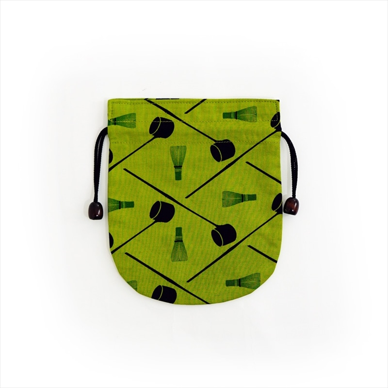 リバーシブル手ぬぐい巾着 茶道具 永楽屋の袋物 永楽屋