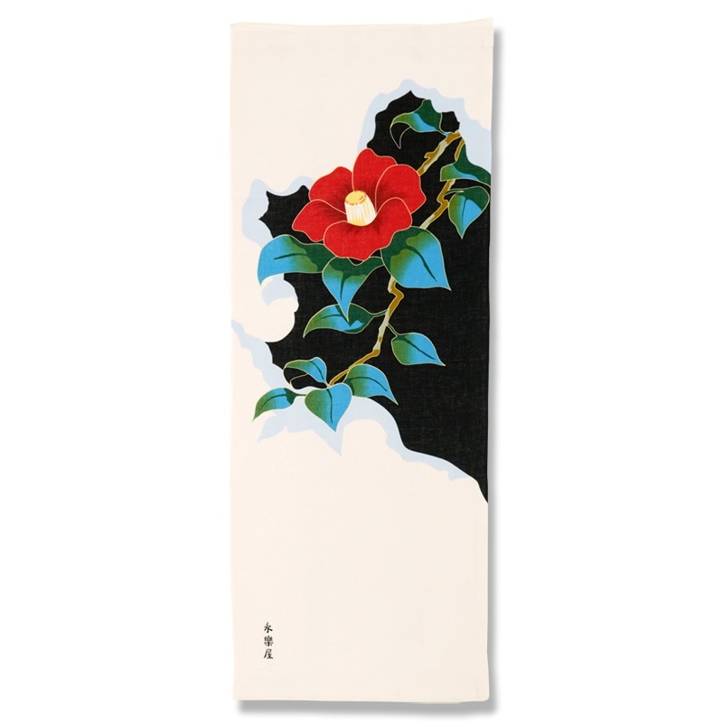 ガーゼ90cm「椿」