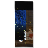 手ぬぐい「柳に蛍」