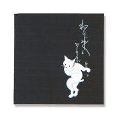 クリーニングクロス（大）「ねこダンス」