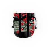 リバーシブル手ぬぐい巾着 「祇園の冬」