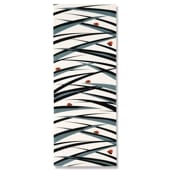 手ぬぐい総柄90cm「ナナホシテントウ」(ブラック/オレンジ)